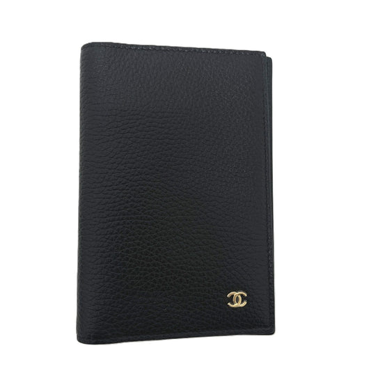 CHANEL AP5262 ココマーク クラシック 小物 カードケース パスケース パスポートケース レザー レディース ブラック