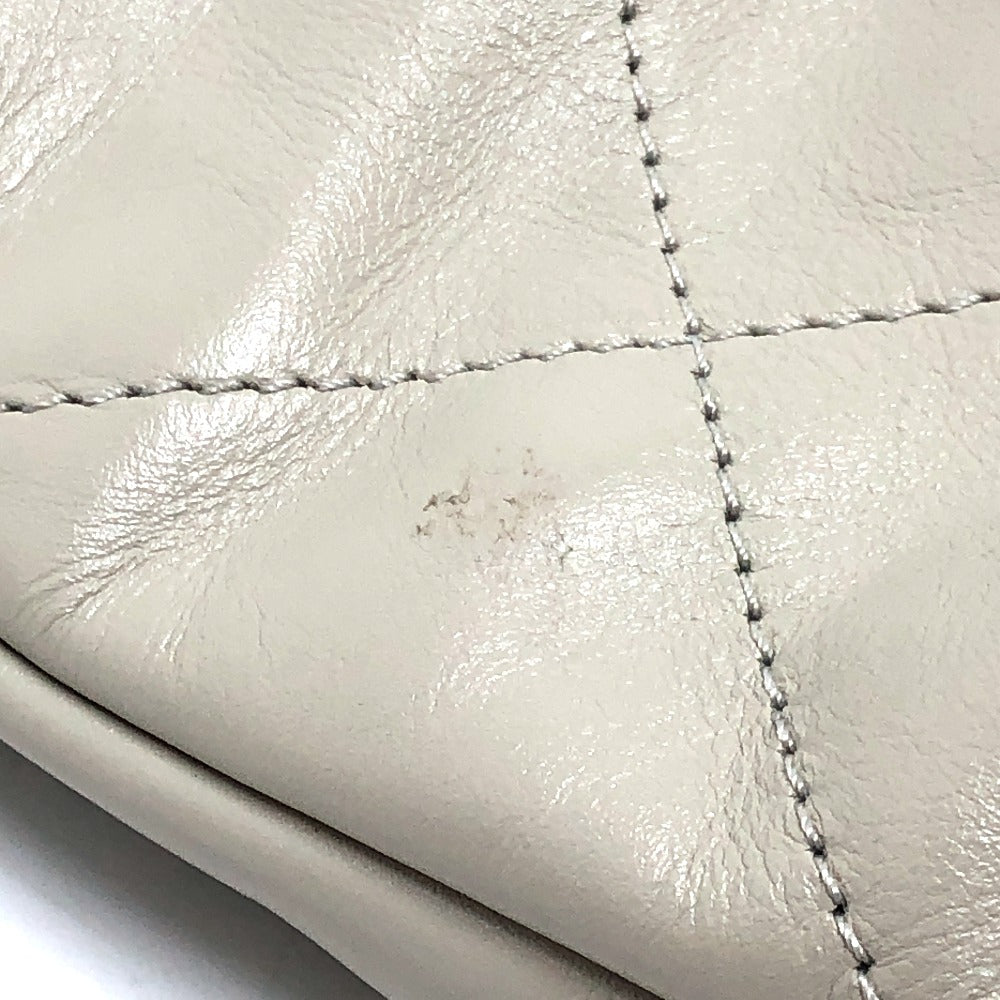 CHANEL AS3260 Chanel 22 Small Coco Mark Bag Shoulder Bag Silver Hardware Calfskin Women's Gray