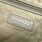 CHANEL AS3260 Chanel 22 Small Coco Mark Bag Shoulder Bag Silver Hardware Calfskin Women's Gray