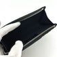 CHANEL AP3732 Matelasse Coco Mark Star CC Card Coin Purse Wallet Coin Case Caviar Skin Women's Black