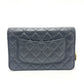 CHANEL AP0250 CC Mark Chain Wallet bag bag Shoulder Bag Caviar Leather Black Used