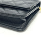 CHANEL AP0250 CC Mark Chain Wallet bag bag Shoulder Bag Caviar Leather Black Used