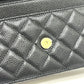 CHANEL AP0250 CC Mark Chain Wallet bag bag Shoulder Bag Caviar Leather Black Used