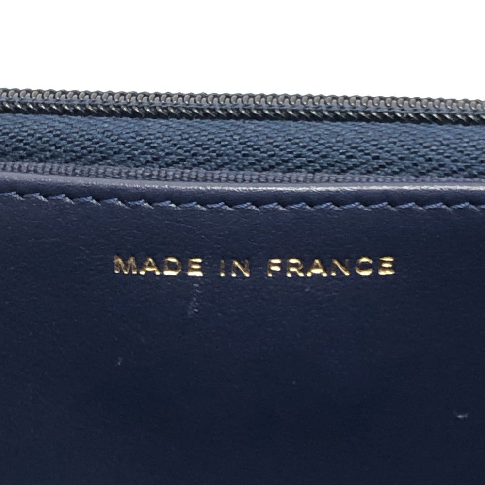 CHANEL AP0250 マトラッセ ココマーク クラシック チェーンウォレット カバン ゴールド金具 ショルダーバッグ キャビアスキン レディース ブルー