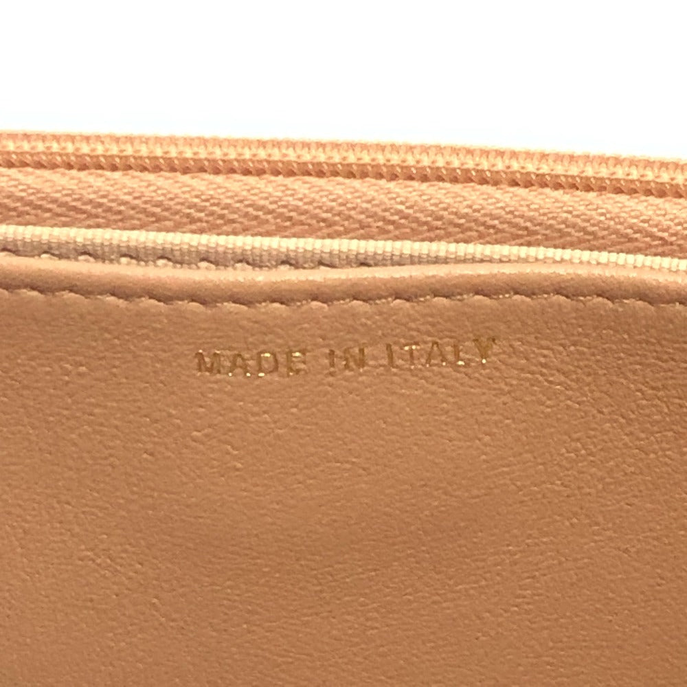 CHANEL AP0250 マトラッセ ココマーク クラシック チェーンウォレット カバン ショルダーバッグ ラムスキン レディース ベージュ