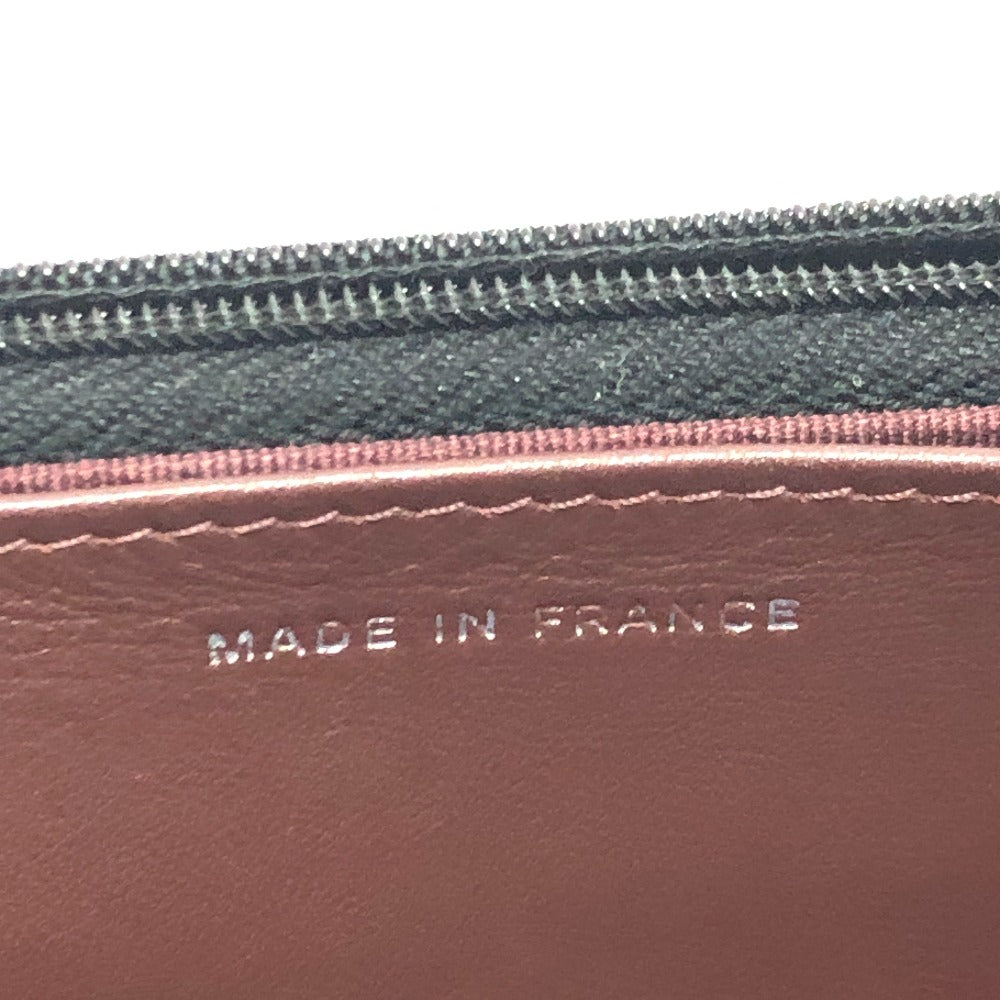CHANEL AP0250 Matelasse CC Mark Classic Chain Wallet SilverHardware Shoulder Bag Caviar Leather Black Used