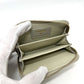CHANEL AP0216 CC Mark Matelasse Classic Zip Wallet coin purse Caviar Leather gray/GoldHardware Used