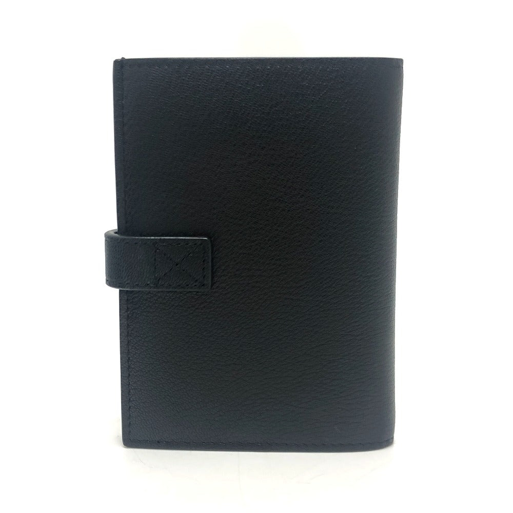 CHANEL AP5330 CC Mark Passport cover, travel case, small items passport case Leather Black Used