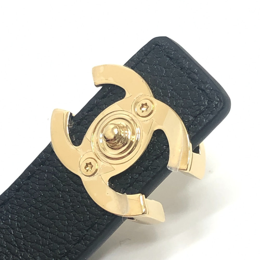 CHANEL AP5330 CC Mark Passport cover, travel case, small items passport case Leather Black Used