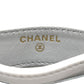 CHANEL AP4472 Matelasse CC Mark Timeless Classic Card Case Lambskin Leather gray Used