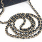 CHANEL AP1341 CC Mark Matelasse Vanity Bag, Handbag, GoldHardware Denim Shoulder Bag Denim blue Used