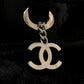 CHANEL A34208 CC Coco Mark Paris-Biarritz PM Enamel x Harako x Leather Tote Bag, Women's, Black