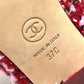 CHANEL G46865 2025/26 Autumn/Winter Coco Mark Slingback Tweed Pumps Sandals Tweed Women's Red