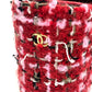 CHANEL G46865 2025/26 Autumn/Winter Coco Mark Slingback Tweed Pumps Sandals Tweed Women's Red