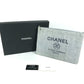 CHANEL ロゴ ドーヴィル ポーチ カバン クラッチバッグ キャンバス レディース ブルー