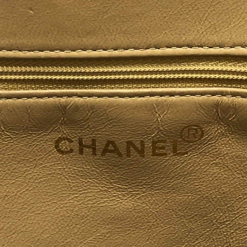 CHANEL ココボール ココマーク カバン 肩掛け トートバッグ キャビアスキン レディース ベージュ