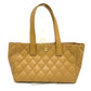 CHANEL Wild Stitch Tote Bag with Pouch, Calfskin, Beige
