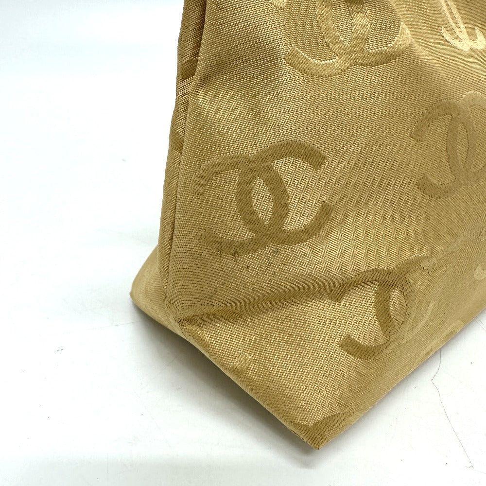CHANEL Wild Stitch Tote Bag with Pouch, Calfskin, Beige