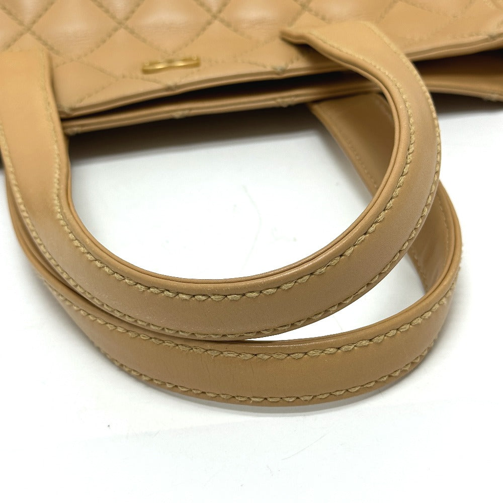 CHANEL Wild Stitch Tote Bag with Pouch, Calfskin, Beige