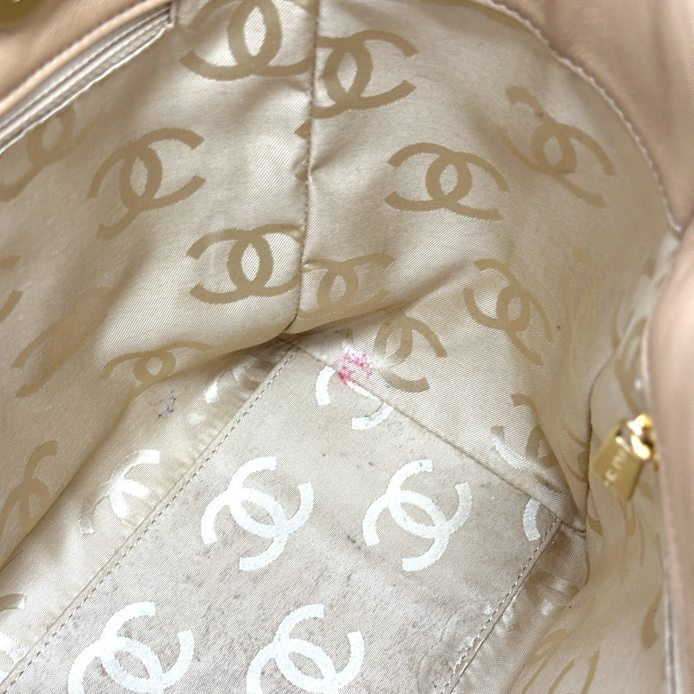 CHANEL Wild Stitch Tote Bag with Pouch, Calfskin, Beige