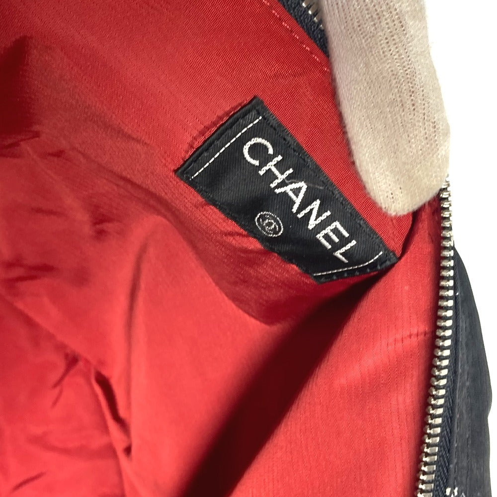 CHANEL 旧トラベルライン ペットバッグ 肩掛け カバン ショルダーバッグ 肩掛け ボストンバッグ ナイロン ユニセックス ブラック