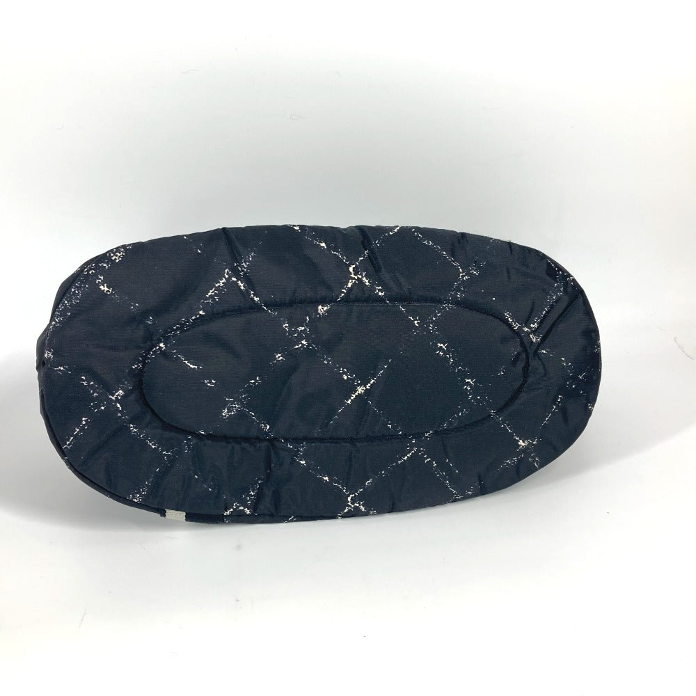 CHANEL 旧トラベルライン ペットバッグ 肩掛け カバン ショルダーバッグ 肩掛け ボストンバッグ ナイロン ユニセックス ブラック