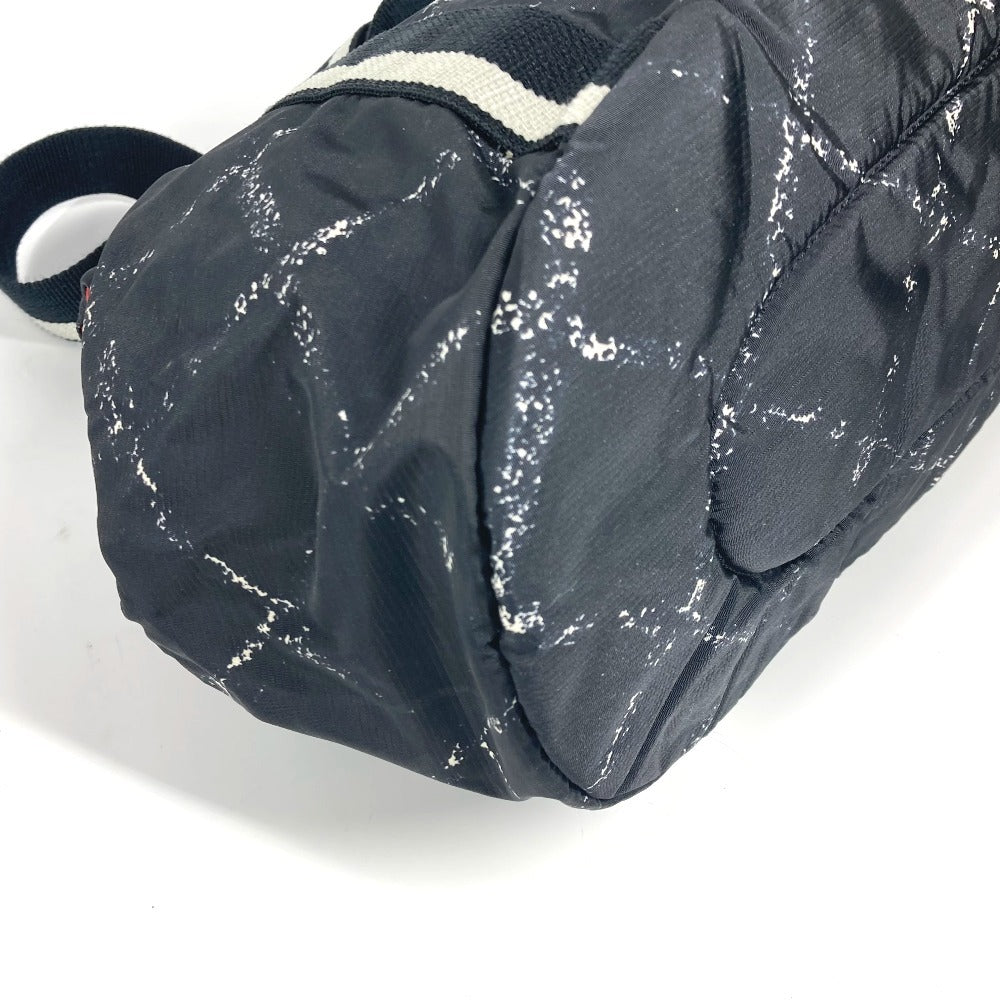 CHANEL 旧トラベルライン ペットバッグ 肩掛け カバン ショルダーバッグ 肩掛け ボストンバッグ ナイロン ユニセックス ブラック
