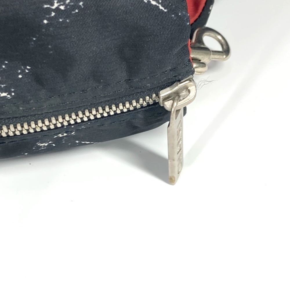CHANEL 旧トラベルライン ペットバッグ 肩掛け カバン ショルダーバッグ 肩掛け ボストンバッグ ナイロン ユニセックス ブラック