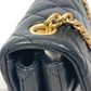 CHANEL AS3393 CC Coco Mark Matelasse Chain Shoulder Bag in Lambskin, Black