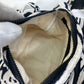 CHANEL Sport Zebra Print Crossbody Messenger Bag Shoulder Bag Nylon Women's Black