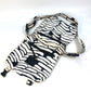 CHANEL Sport Zebra Print Crossbody Messenger Bag Shoulder Bag Nylon Women's Black