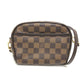 LOUIS VUITTON N51296 Pochette Ipanema Shoulder Bag, Crossbody Bag, Damier Canvas, Ebene, Brown, Women's