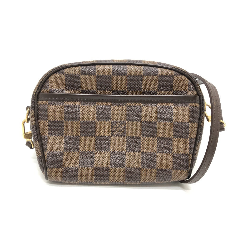 LOUIS VUITTON N51296 Pochette Ipanema Shoulder Bag, Crossbody Bag, Damier Canvas, Ebene, Brown, Women's