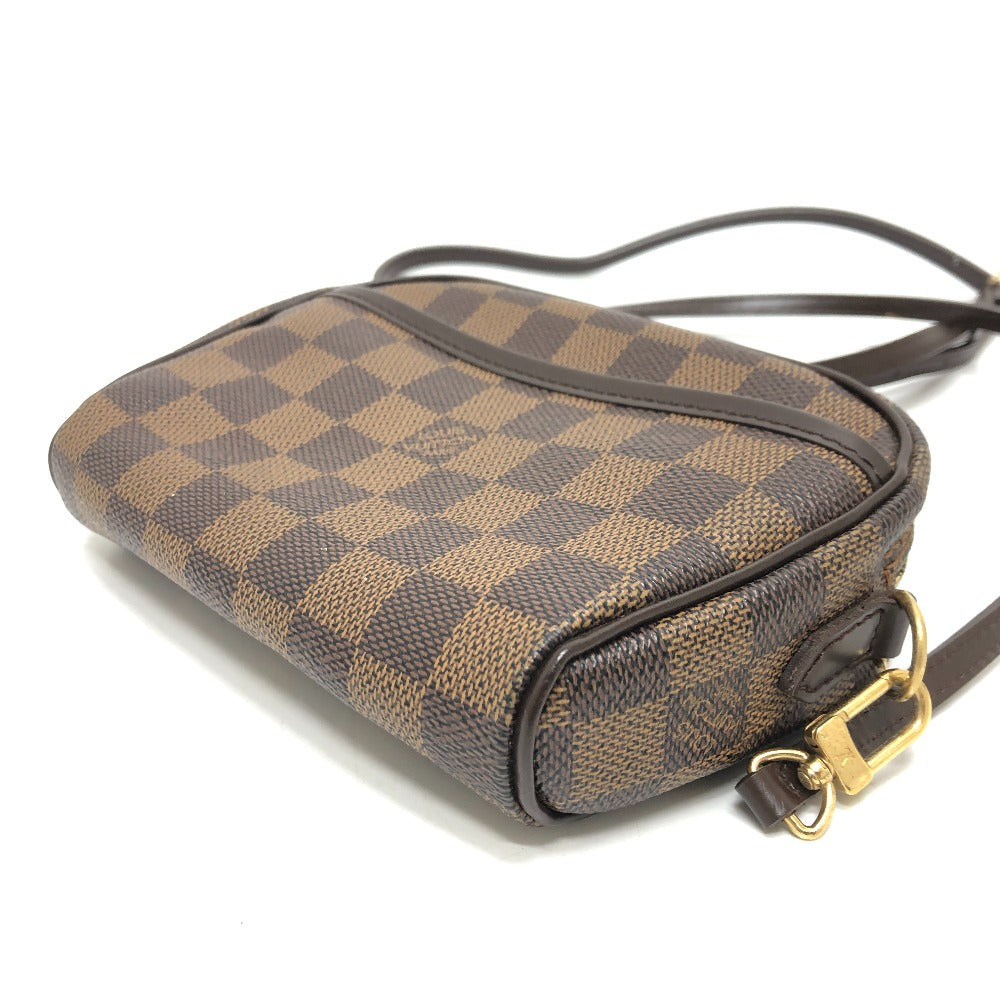LOUIS VUITTON N51296 Pochette Ipanema Shoulder Bag, Crossbody Bag, Damier Canvas, Ebene, Brown, Women's