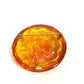 CHANEL Brand Accessory 96A Camellia Circle Brooch, Plastic, Women's, Orange