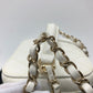CHANEL AS3171 Coco Mark CC Vanity Bag, Chain Bag, 2-Way Handbag/Shoulder Bag, Caviar Skin, White, Women's