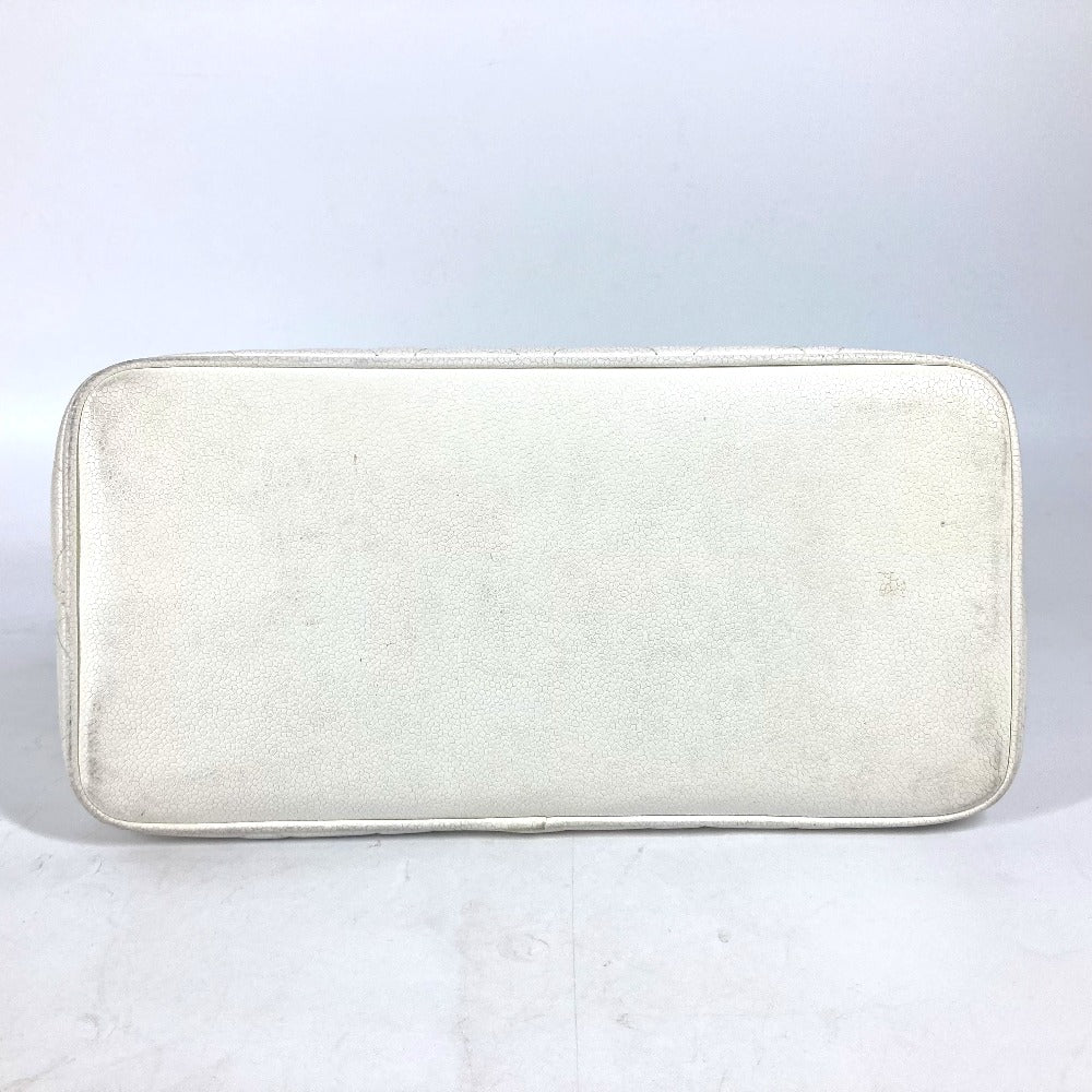CHANEL A01804 キルティング マトラッセ CC ココマーク 復刻トート ショルダーバッグ 肩掛け カバン トートバッグ キャビアスキン レディース ホワイト - brandshop-reference