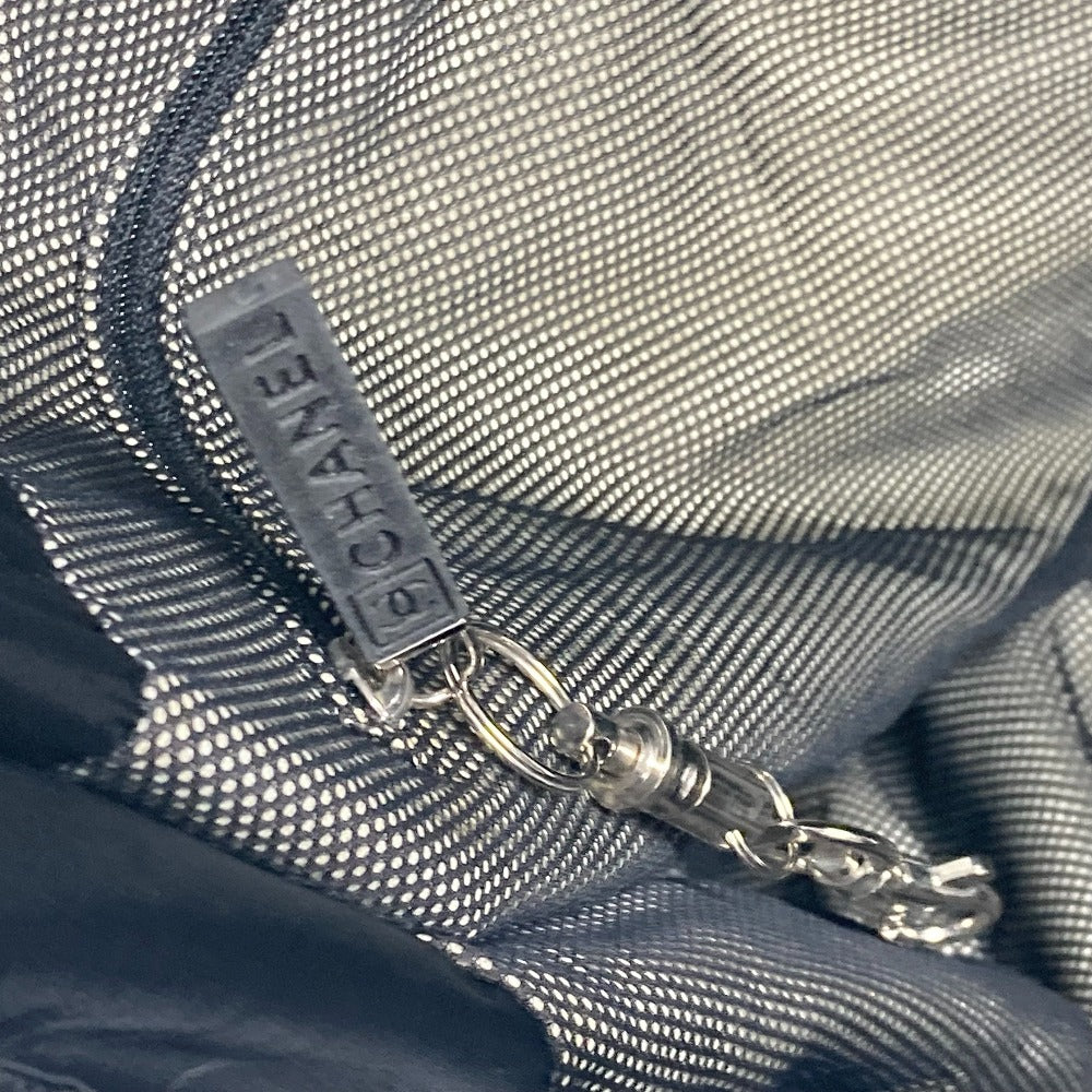 CHANEL スポーツ sports CC ココマーク ロゴ 特大 カバン ボストンバック 肩掛け ショルダーバッグ ナイロン レディース ブラック