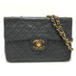 CHANEL A01094 マトラッセ ココマーク デカマトラッセ 34 Wチェーン 肩掛け 斜め掛け ショルダーバッグ ラムスキン レディース ブラック