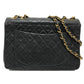 CHANEL A01094 マトラッセ ココマーク デカマトラッセ 34 Wチェーン 肩掛け 斜め掛け ショルダーバッグ ラムスキン レディース ブラック