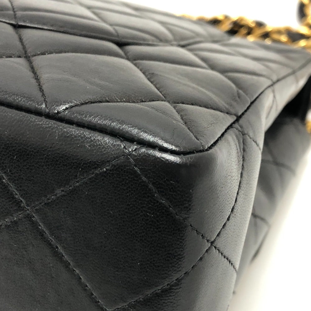 CHANEL マトラッセ マトラッセ30 マトラッセ 30 Wチェーン マトラッセ カバン バッグ ハンドバッグ ショルダーバッグ ラムスキン レディース ブラック