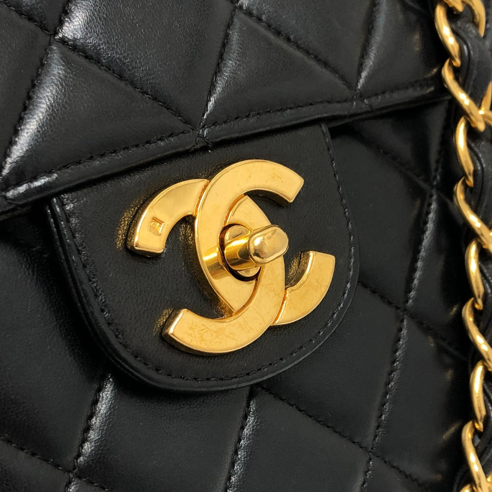 CHANEL マトラッセ マトラッセ30 マトラッセ 30 Wチェーン マトラッセ カバン バッグ ハンドバッグ ショルダーバッグ ラムスキン レディース ブラック
