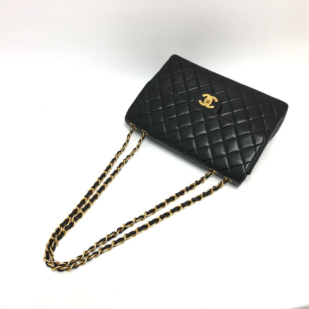 CHANEL マトラッセ マトラッセ30 マトラッセ 30 Wチェーン マトラッセ カバン バッグ ハンドバッグ ショルダーバッグ ラムスキン レディース ブラック