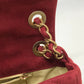 CHANEL Matelasse Coco Mark Matelasse 30 Double Chain Shoulder Bag in Coated Leather, Women's, Red