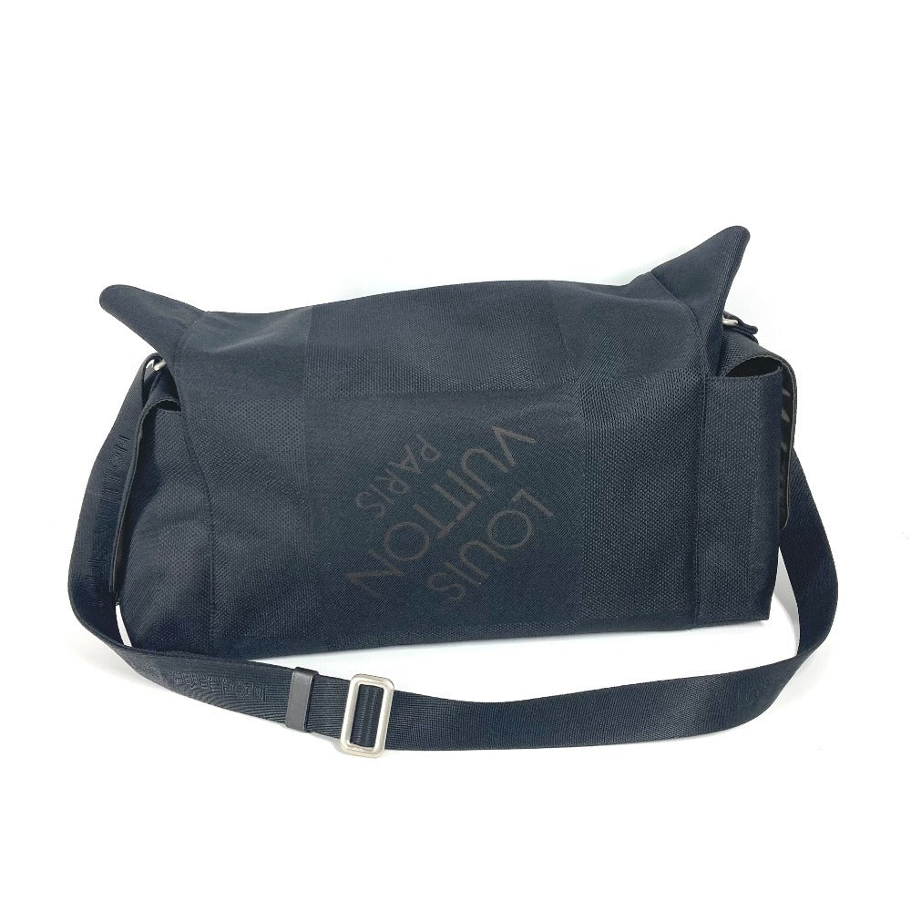 LOUIS VUITTON M93076 Damier Geant Perrier Crossbody Flap Shoulder Bag in Damier Geant Canvas, Unisex, Black
