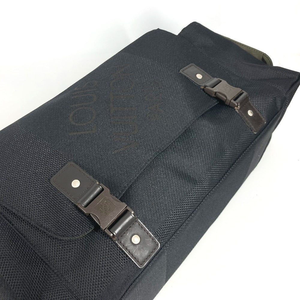 LOUIS VUITTON M93076 Damier Geant Perrier Crossbody Flap Shoulder Bag in Damier Geant Canvas, Unisex, Black