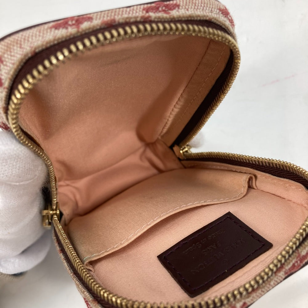 LOUIS VUITTON M60001 モノグラムミニ ウスディジタル ストラップ付 ショルダーバッグ ポシェット ポーチ モノグラムミニキャンバス レディース チェリー レッド