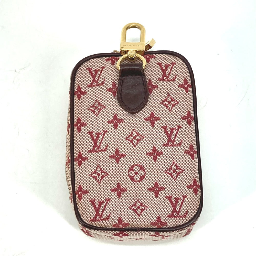 LOUIS VUITTON M60001 モノグラムミニ ウスディジタル ストラップ付 ショルダーバッグ ポシェット ポーチ モノグラムミニキャンバス レディース チェリー レッド