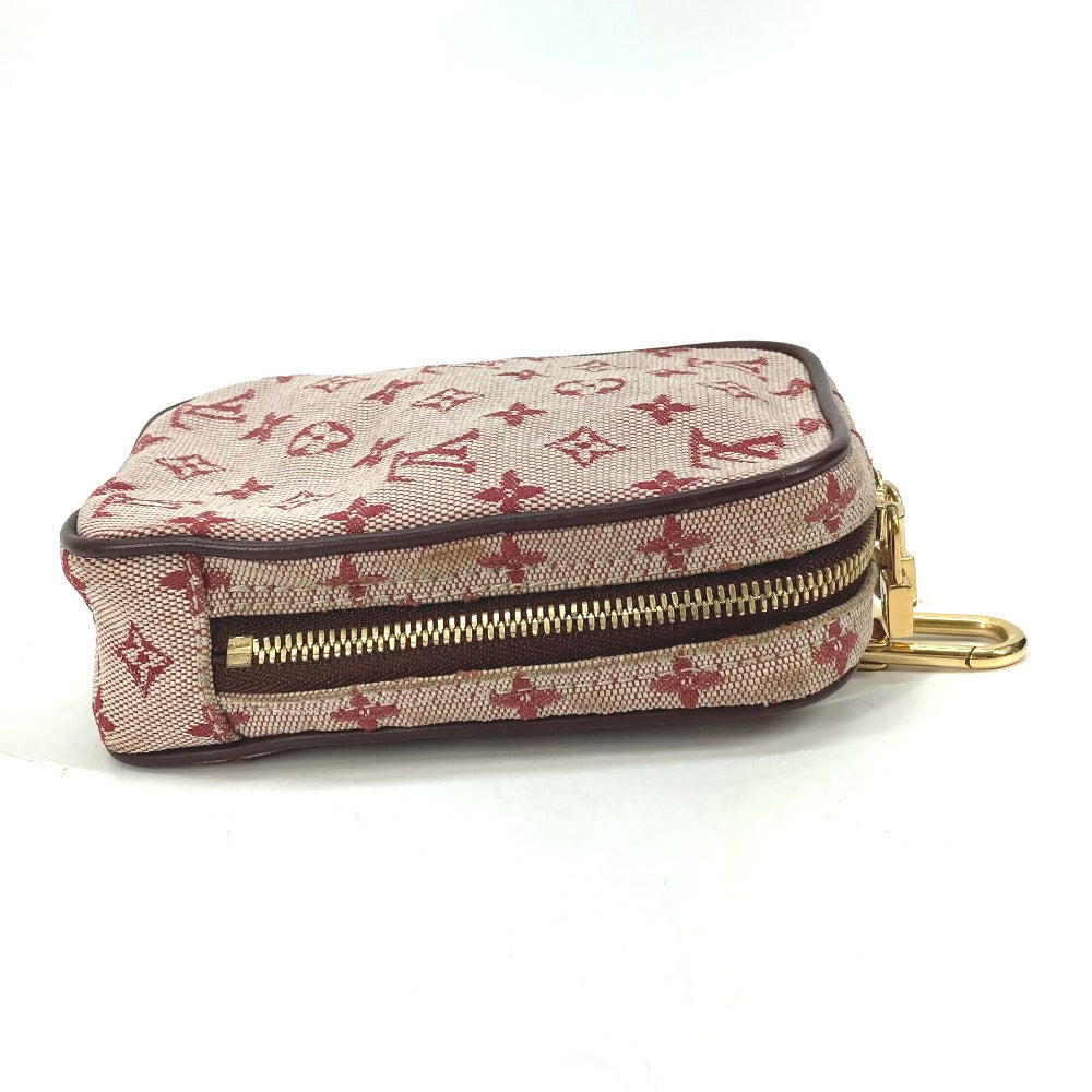 LOUIS VUITTON M60001 モノグラムミニ ウスディジタル ストラップ付 ショルダーバッグ ポシェット ポーチ モノグラムミニキャンバス レディース チェリー レッド