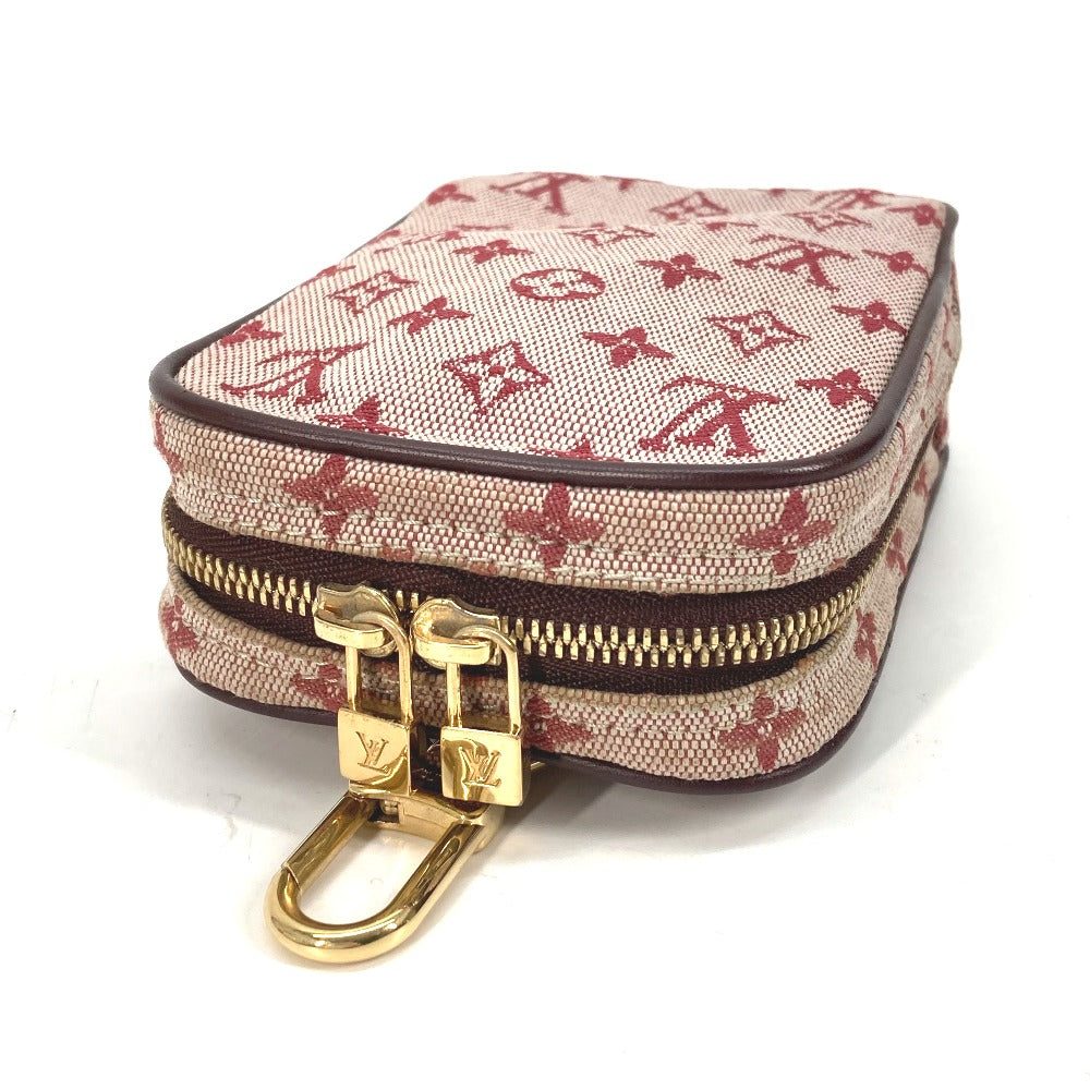 LOUIS VUITTON M60001 モノグラムミニ ウスディジタル ストラップ付 ショルダーバッグ ポシェット ポーチ モノグラムミニキャンバス レディース チェリー レッド